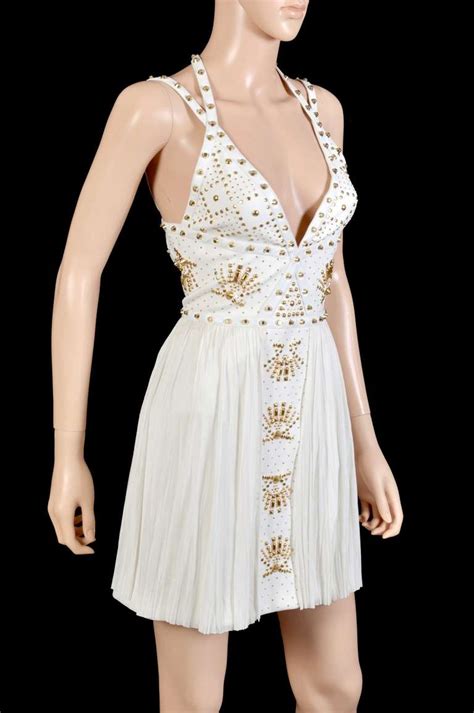 versace white silver dress|versace discount outlet usa.